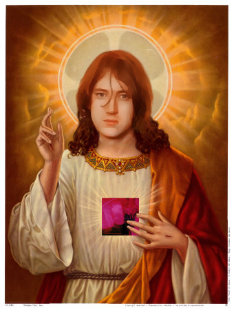 Jesus Kevin Shields holding Loveless